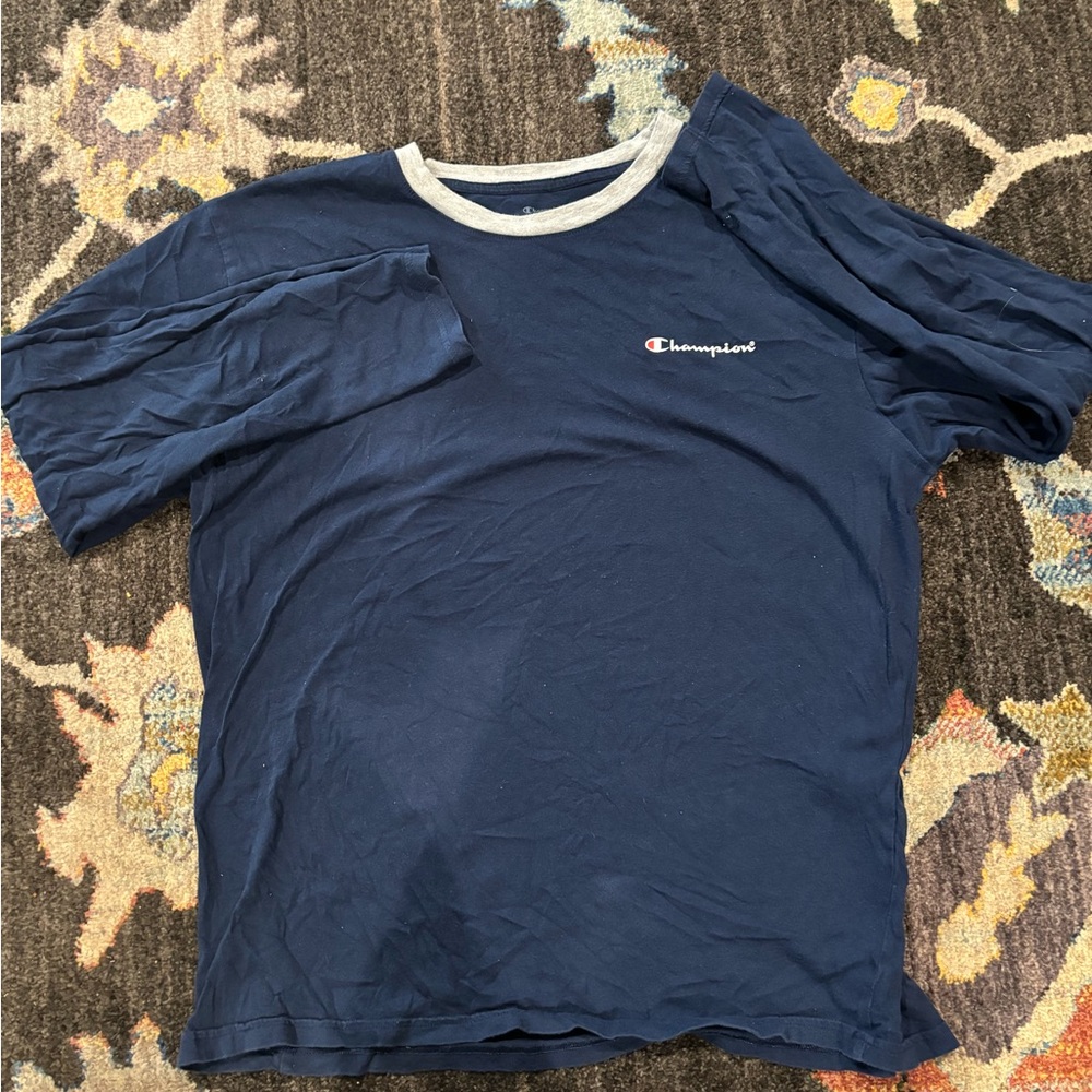 Champion Blue Short Sleeve Tee